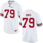 NCAA Ohio State Buckeyes Men's #79 Dawand Jones White Nike Football College Jersey FKY5545GQ